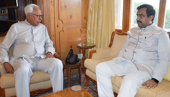Ram Madhav meets Governor